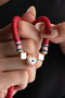 Heliophilia Silver Collar Multicolor KL-0873 con Colgante de Corazón